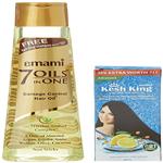 EMAMI HAIR 7OILIN1 200ml+KESH SHAM.60ml